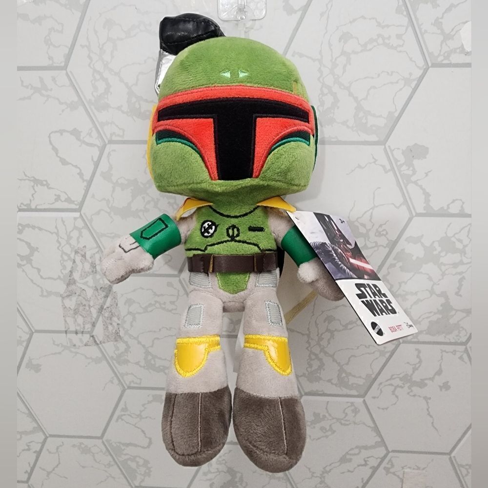 Star Wars Boba Fett 8" Plush New With Tags Matel Disney The Madalorian
